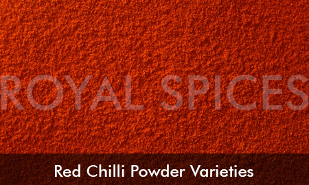 Dried Red Chilli Powder Varieties